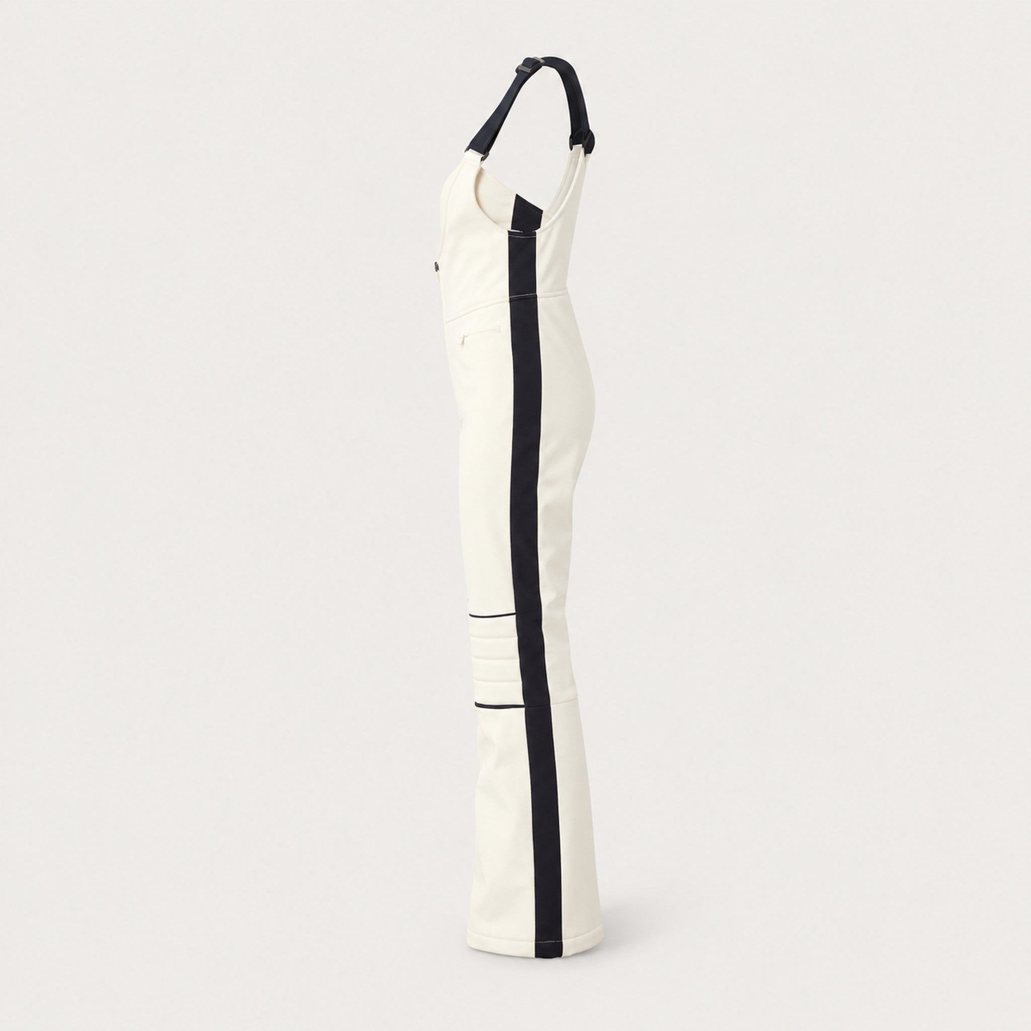 Solo Bib Pant in Off White — 06 side