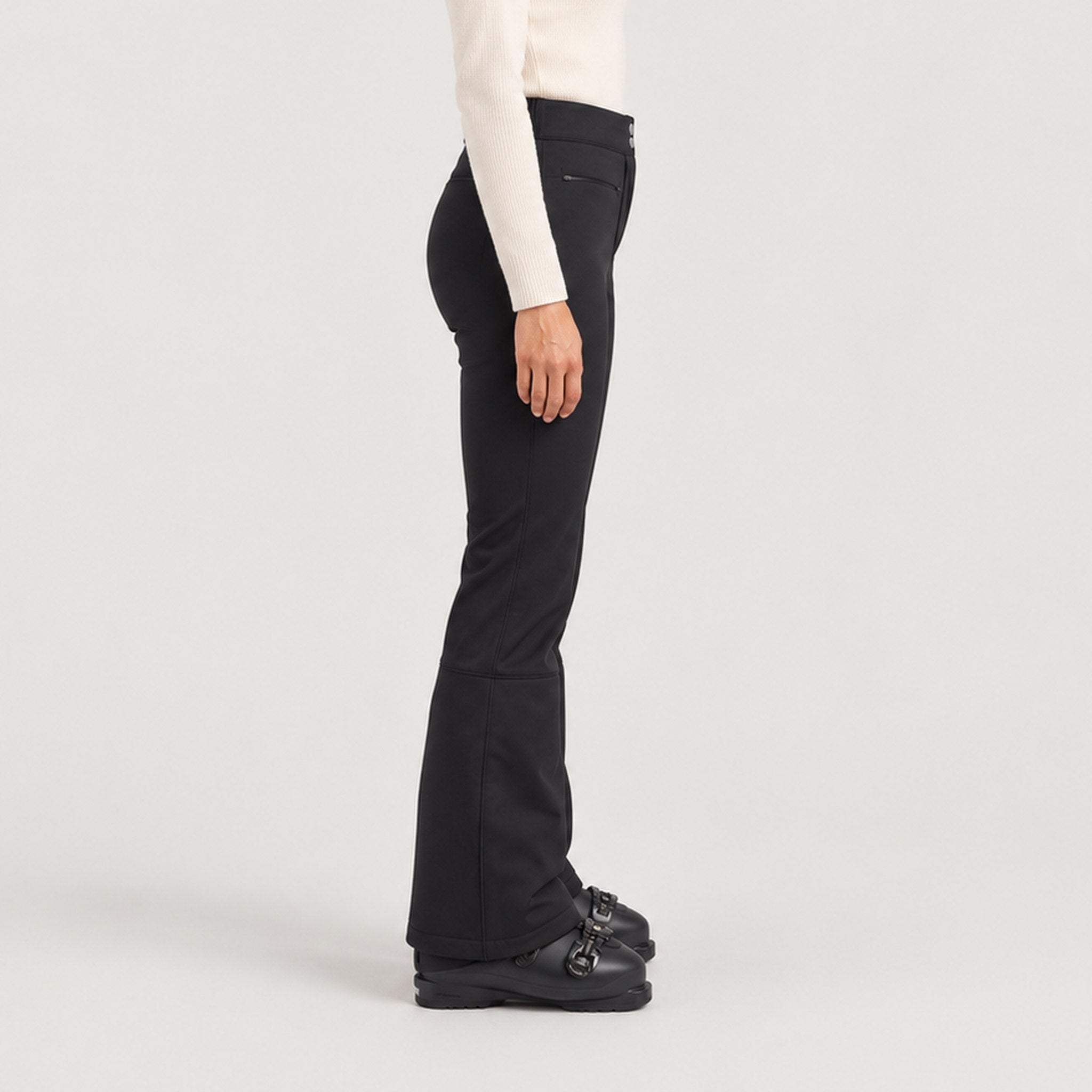 Tyin Ski Pant in Black — 05 model side