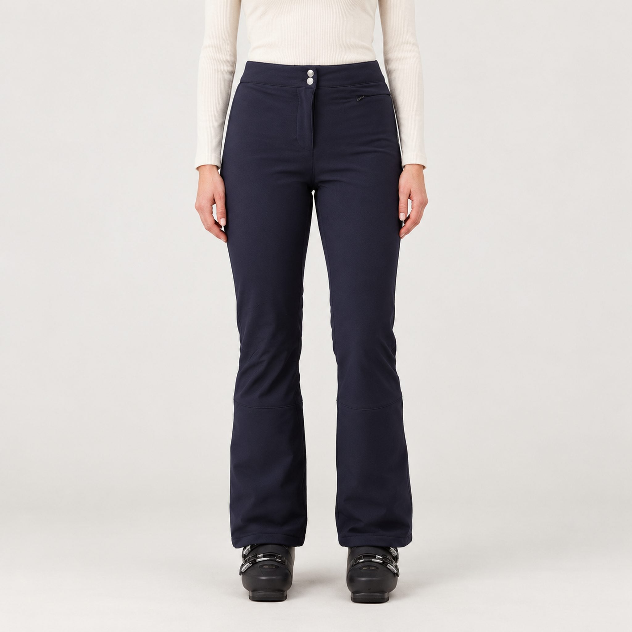 Tyin Ski Pant in Navy blue — 03 model front