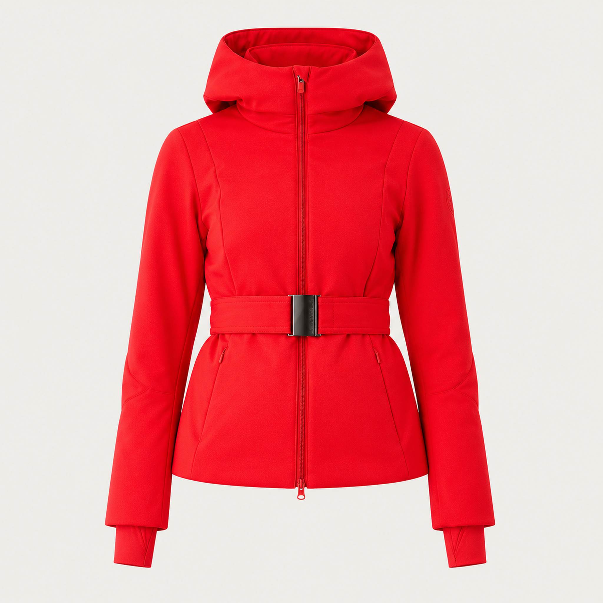 Tyin Tailored Ski Jacket in Red — 01 front