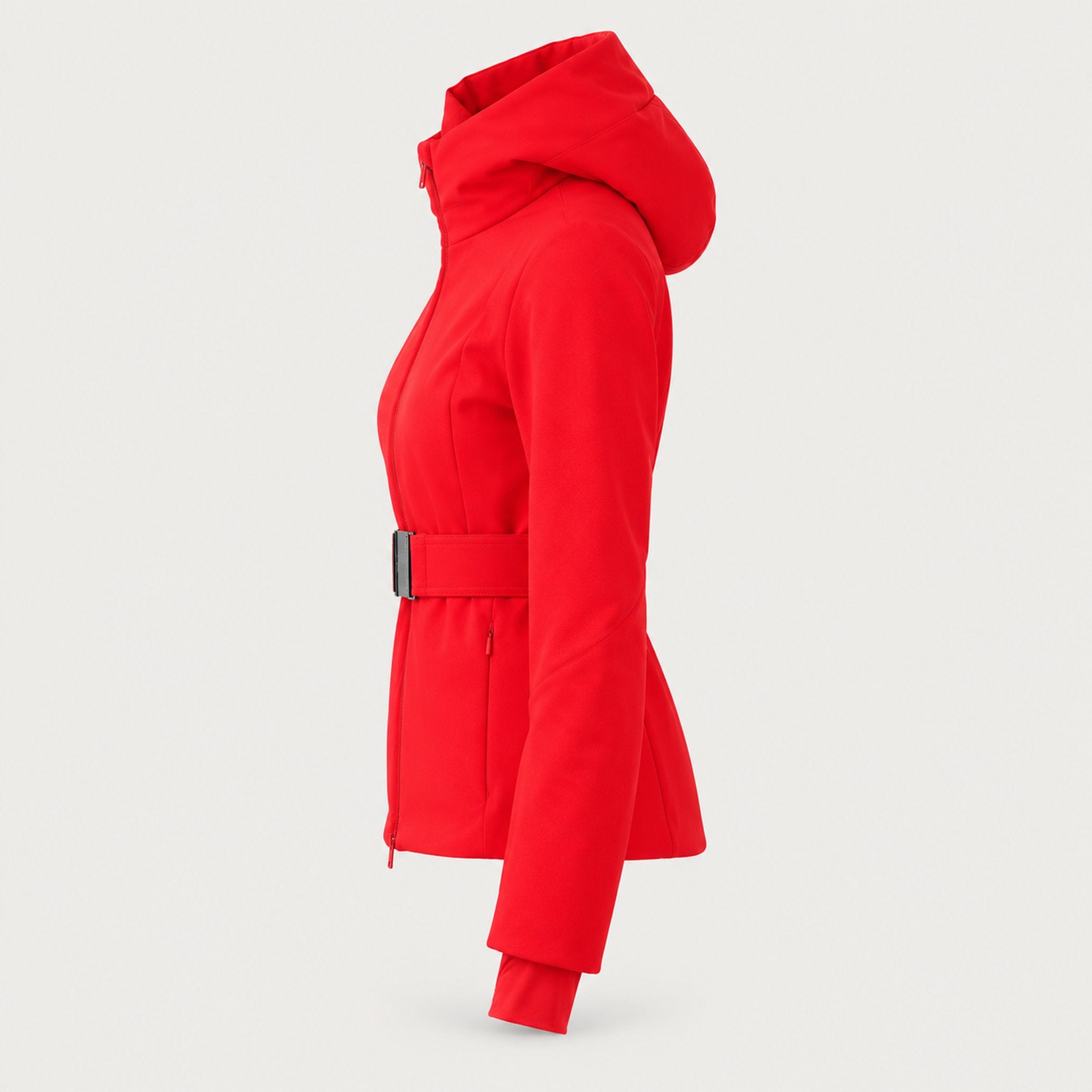 Tyin Tailored Ski Jacket in Red — 06 side