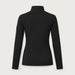 Voss Chevron Zipup Sweater in Black — 02 back