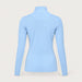 Voss Chevron Zipup Sweater in Light blue — 02 back