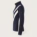 Voss Chevron Zipup Sweater in Navy blue — 06 side