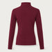 Voss Zipup Sweater in Burgundy — 02 back