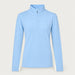 Voss Zipup Sweater in Light blue — 01 front