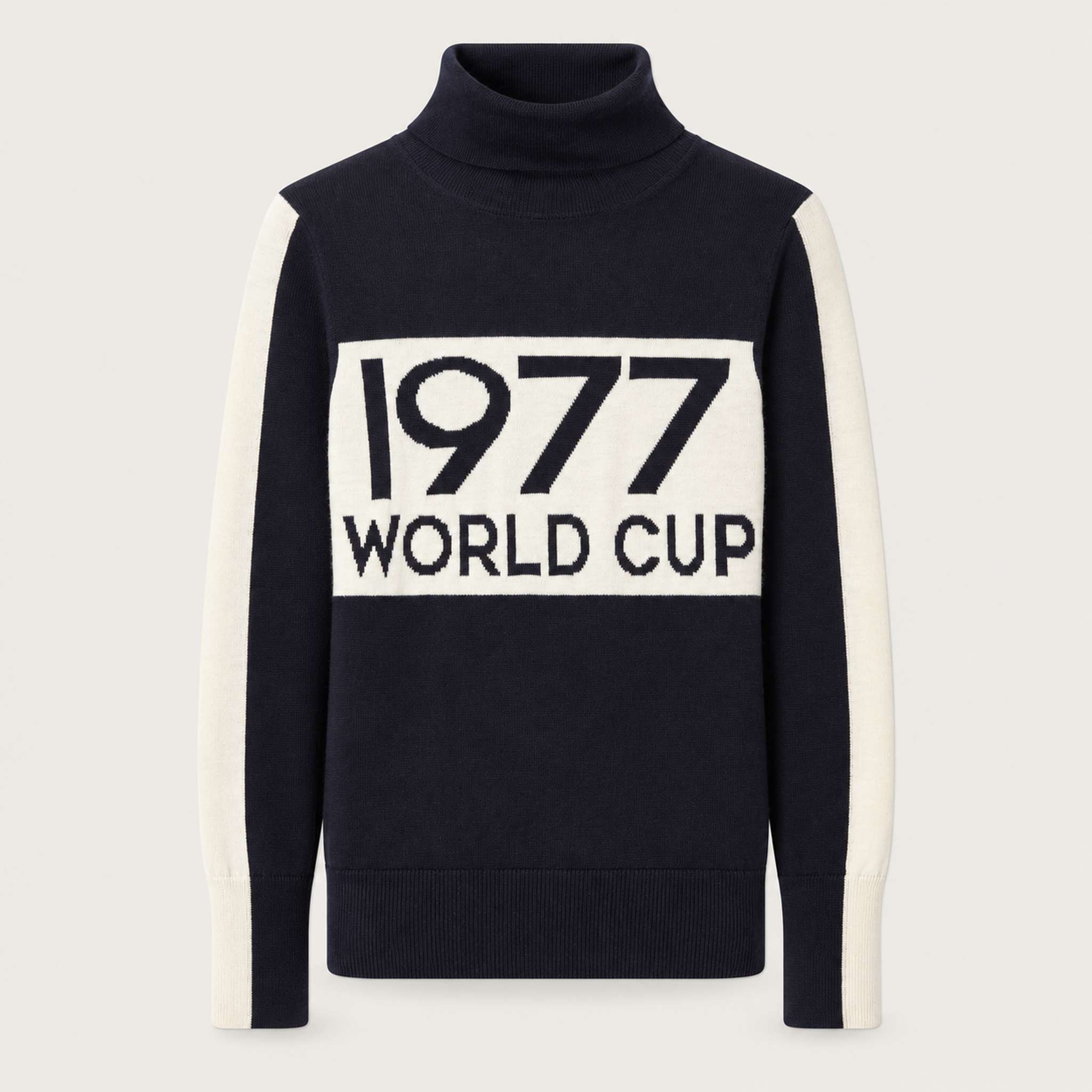 World Cup Sweater in Navy blue — 01 front
