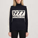 World Cup Sweater in Navy blue — 03 model front