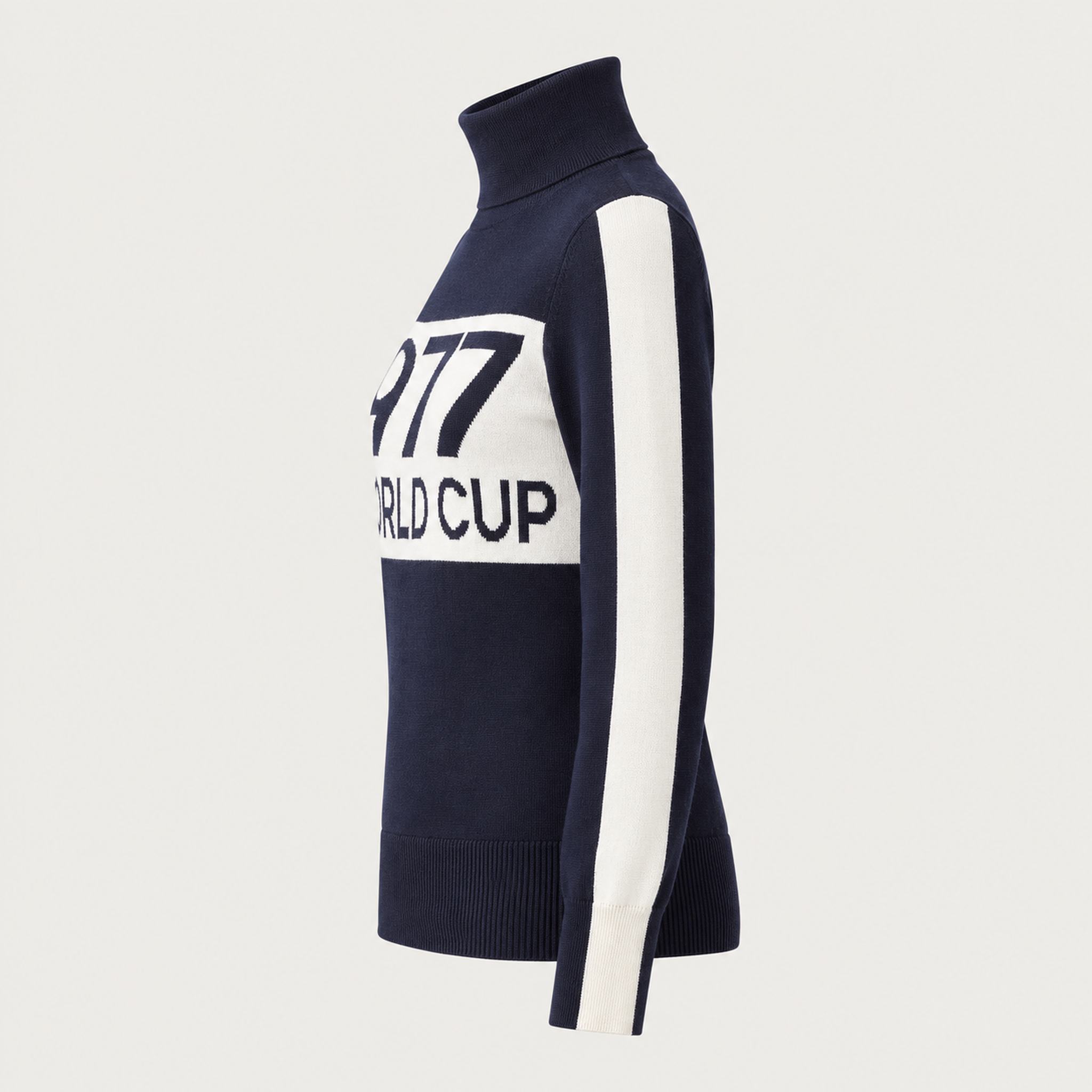 World Cup Sweater in Navy blue — 06 side