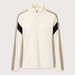 Zermatt Zipup Sweater in Off White — 01 front