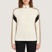 Zermatt Zipup Sweater in Off White — 03 model front