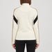 Zermatt Zipup Sweater in Off White — 04 model back