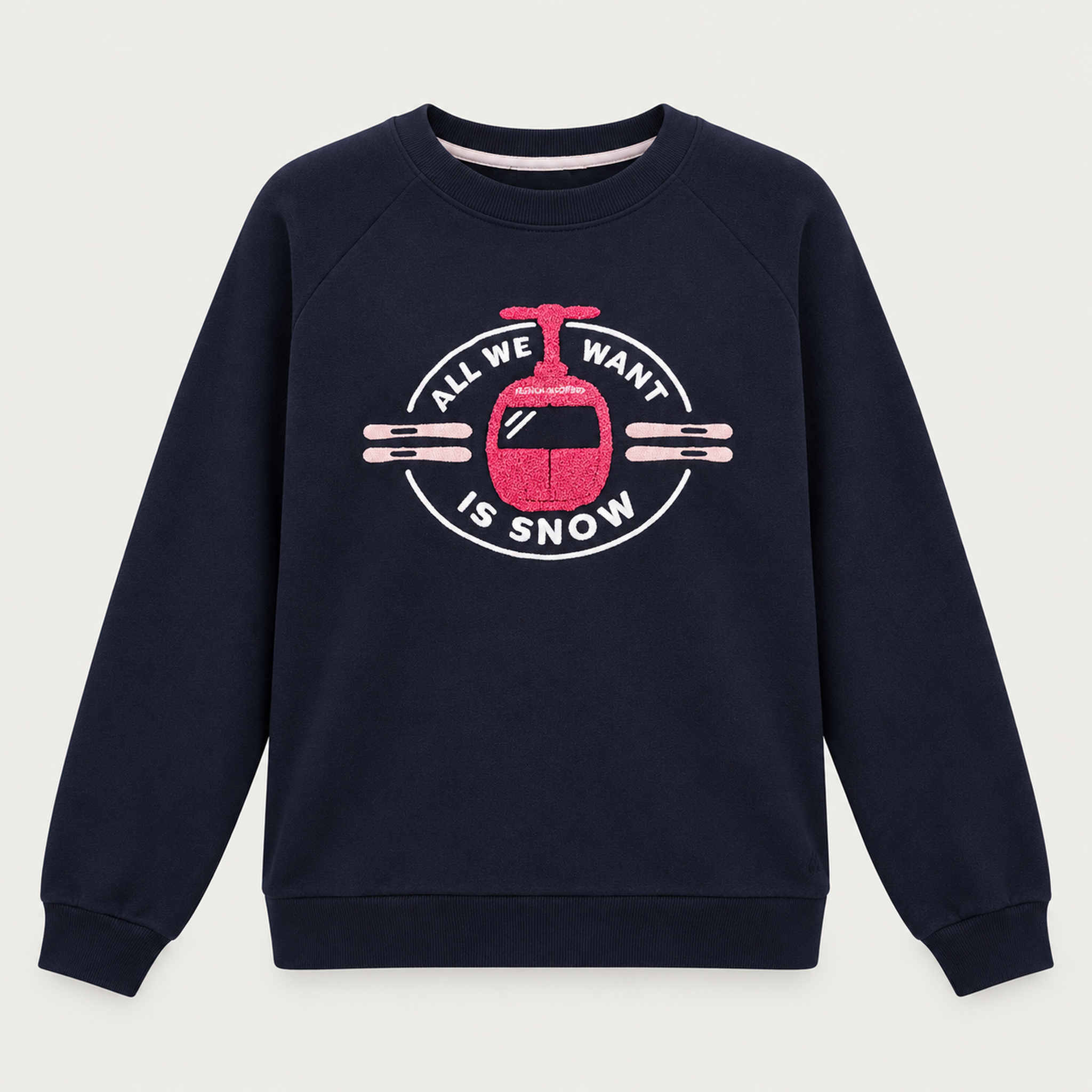 French Disorder women All We Want Sweater in Navy - product front | London Ski Co