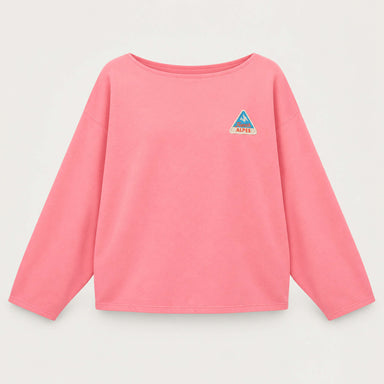 French Disorder women Alpes Patch Sweater in Bubblegum - product front | London Ski Co