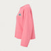 French Disorder women Alpes Patch Sweater in Bubblegum - product side | London Ski Co
