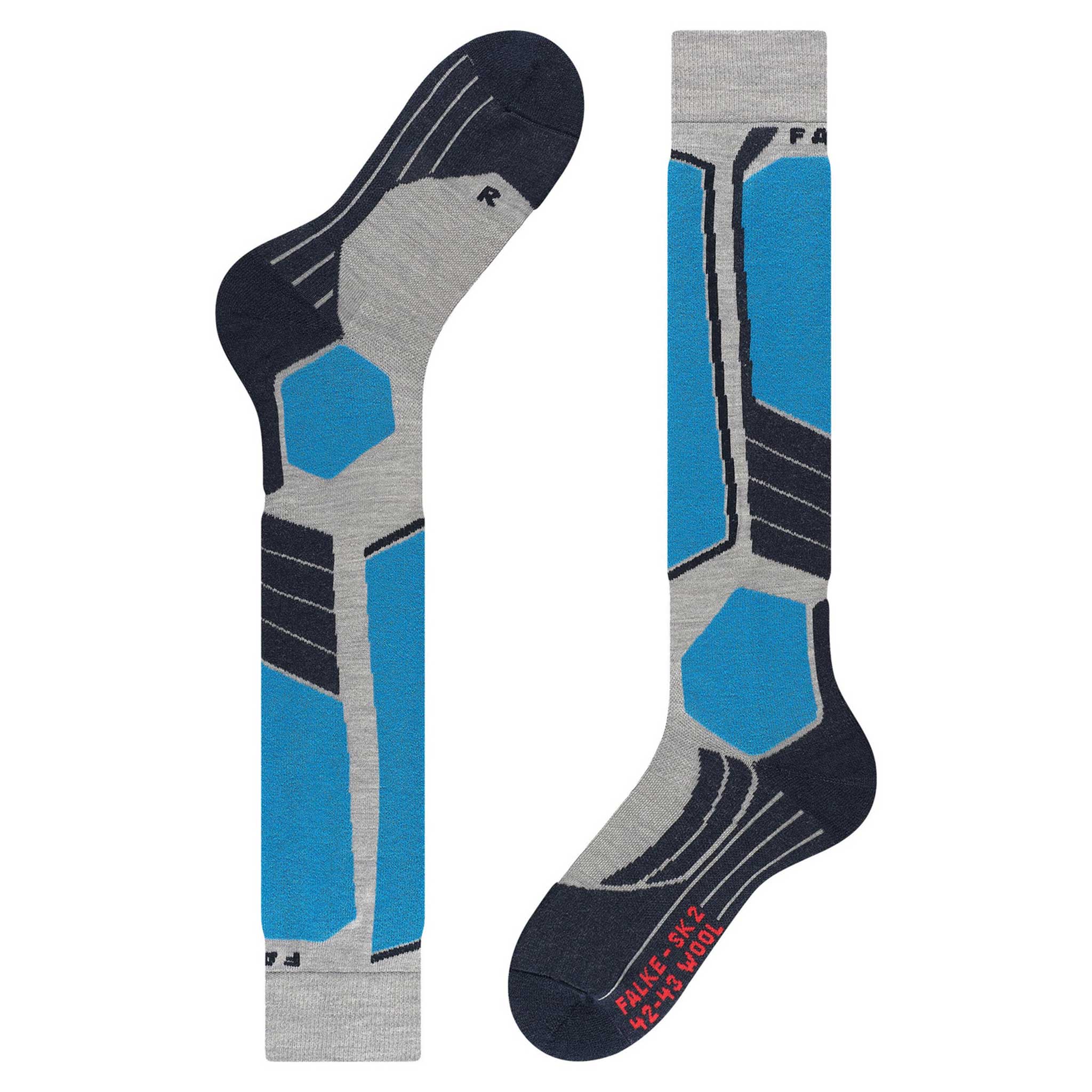 SK2 Men’s Ski Socks in Light Grey