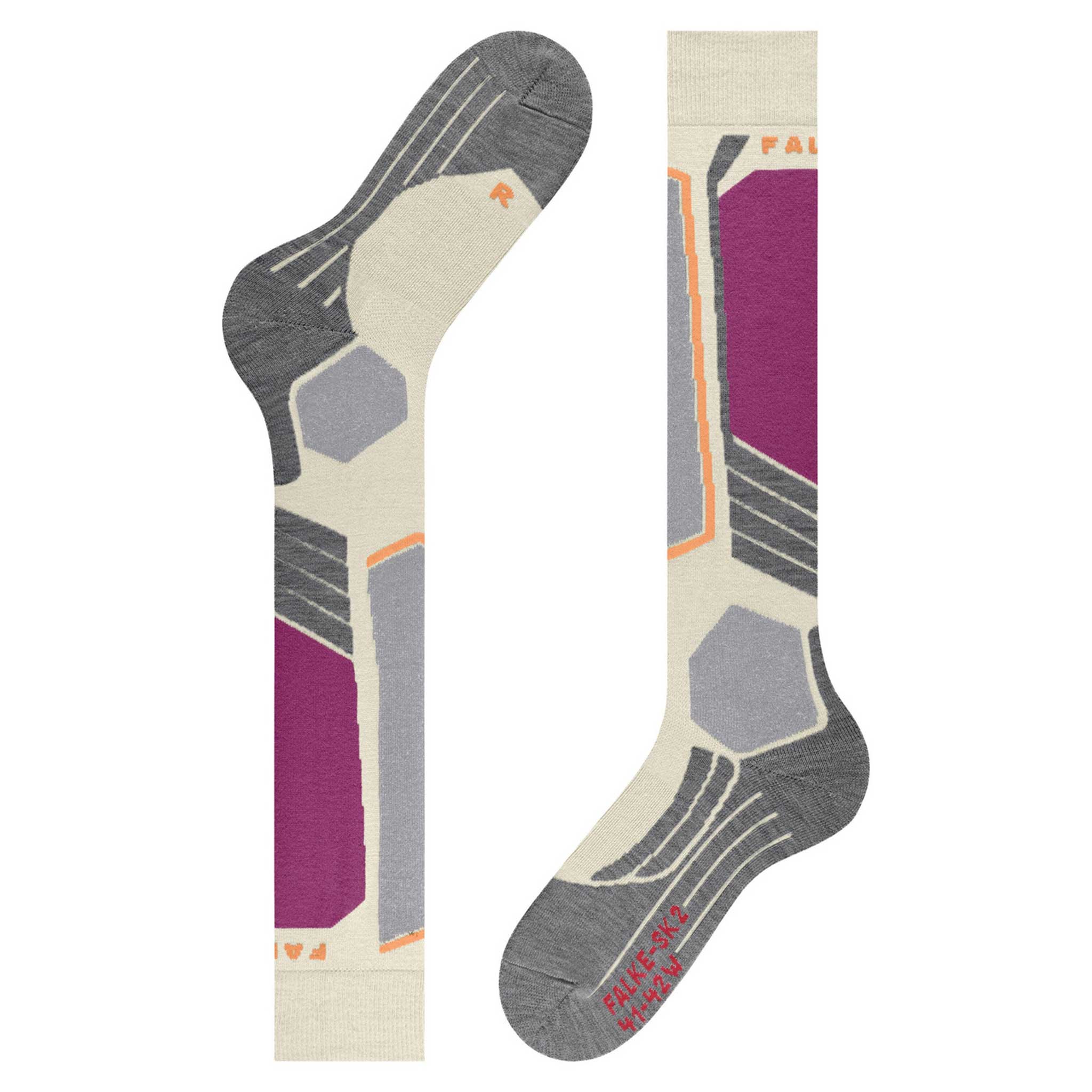 SK2 Women’s Ski Socks in White