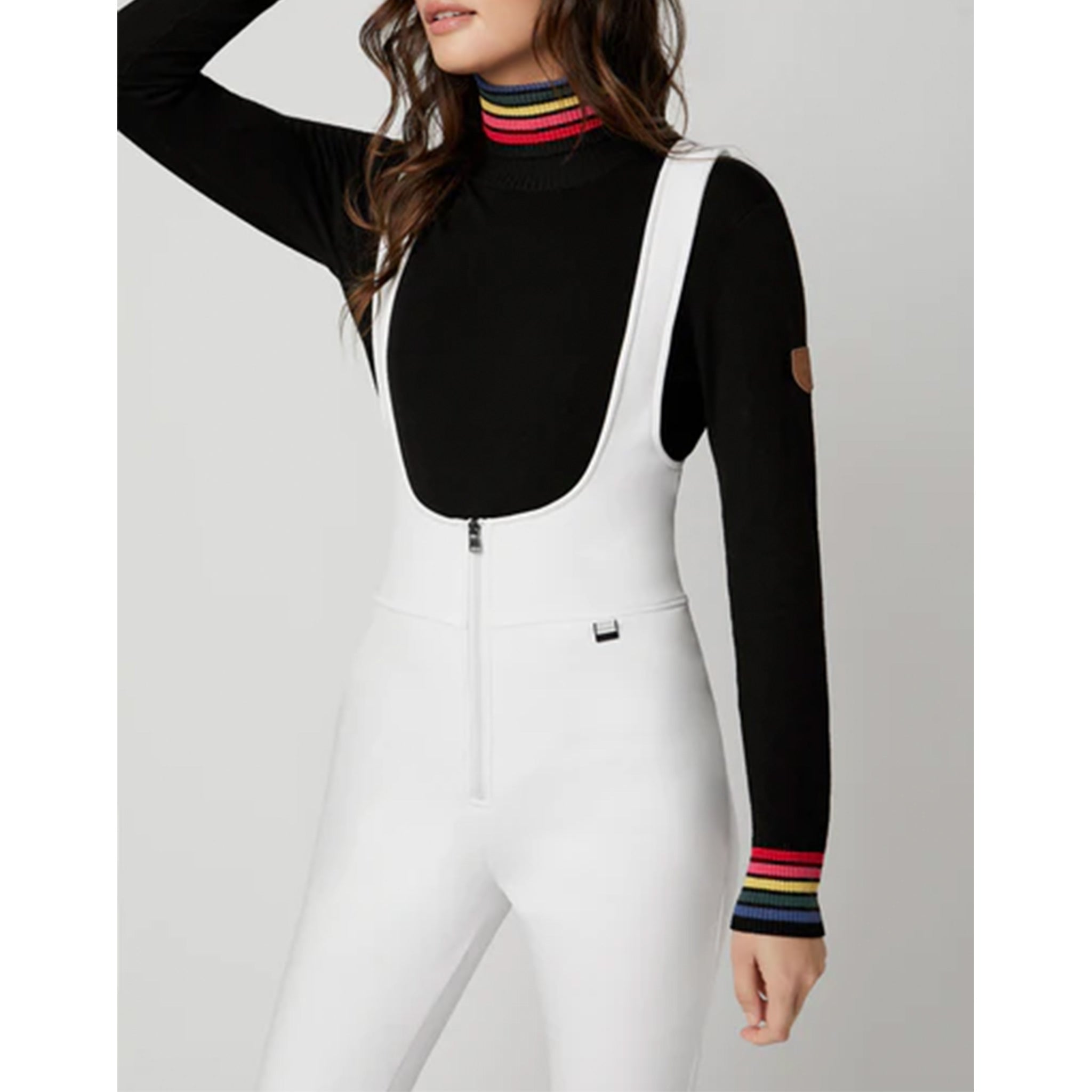 Scarlet Sweater in Black/Rainbow