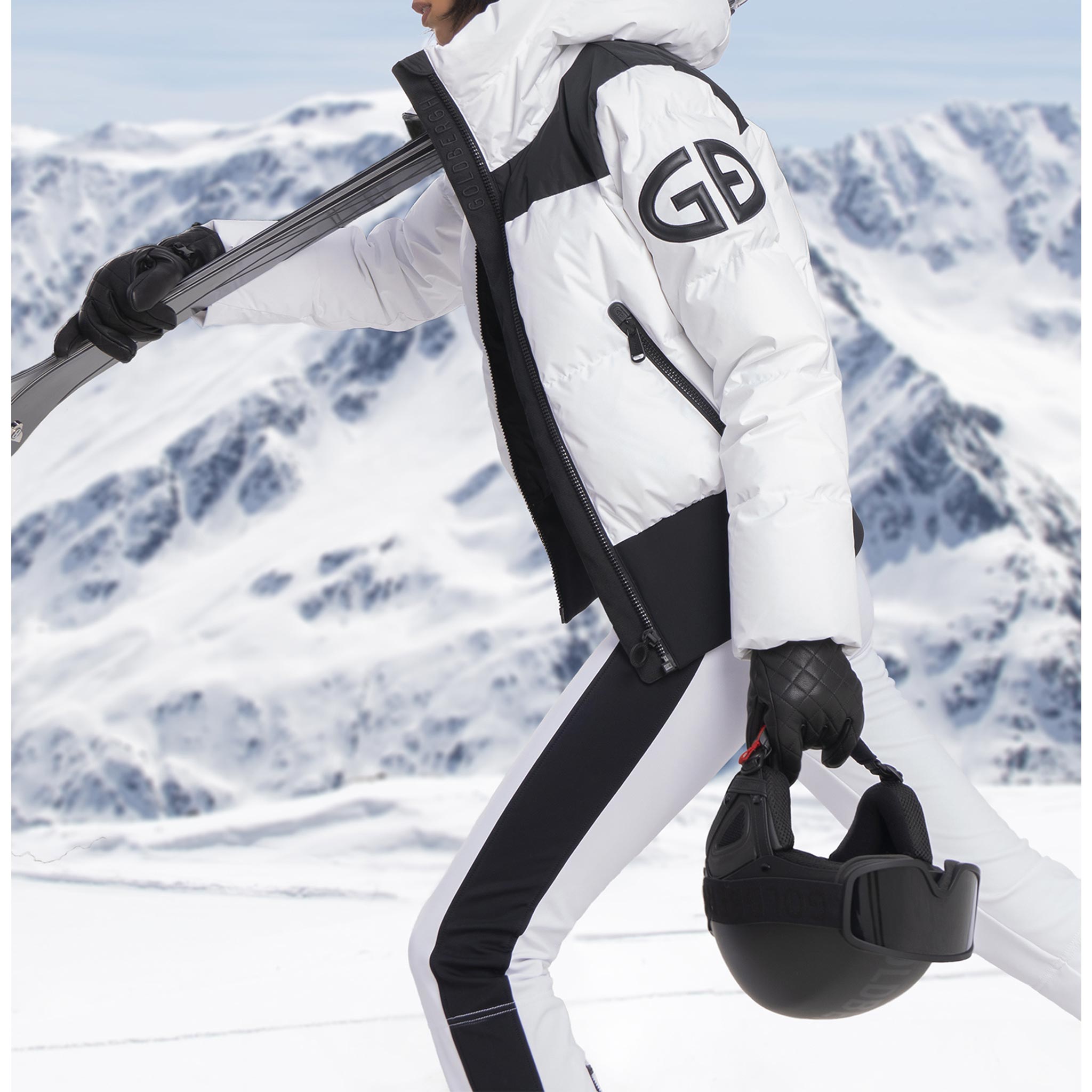 Boulder Ski Jacket in White