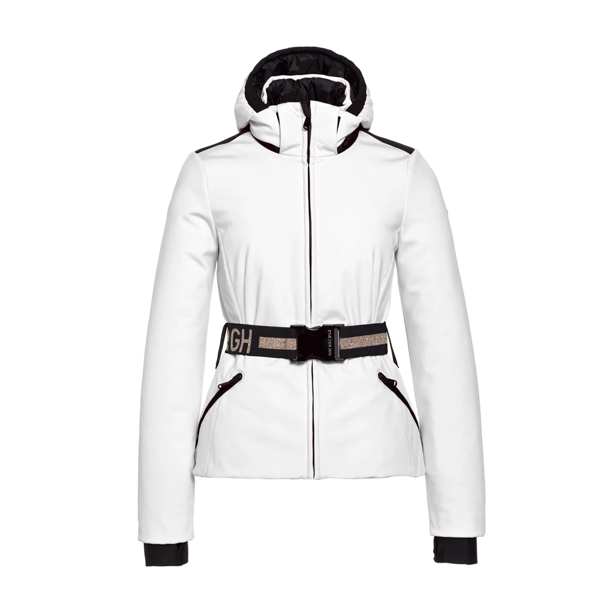 Hida Ski Jacket No Fur in White