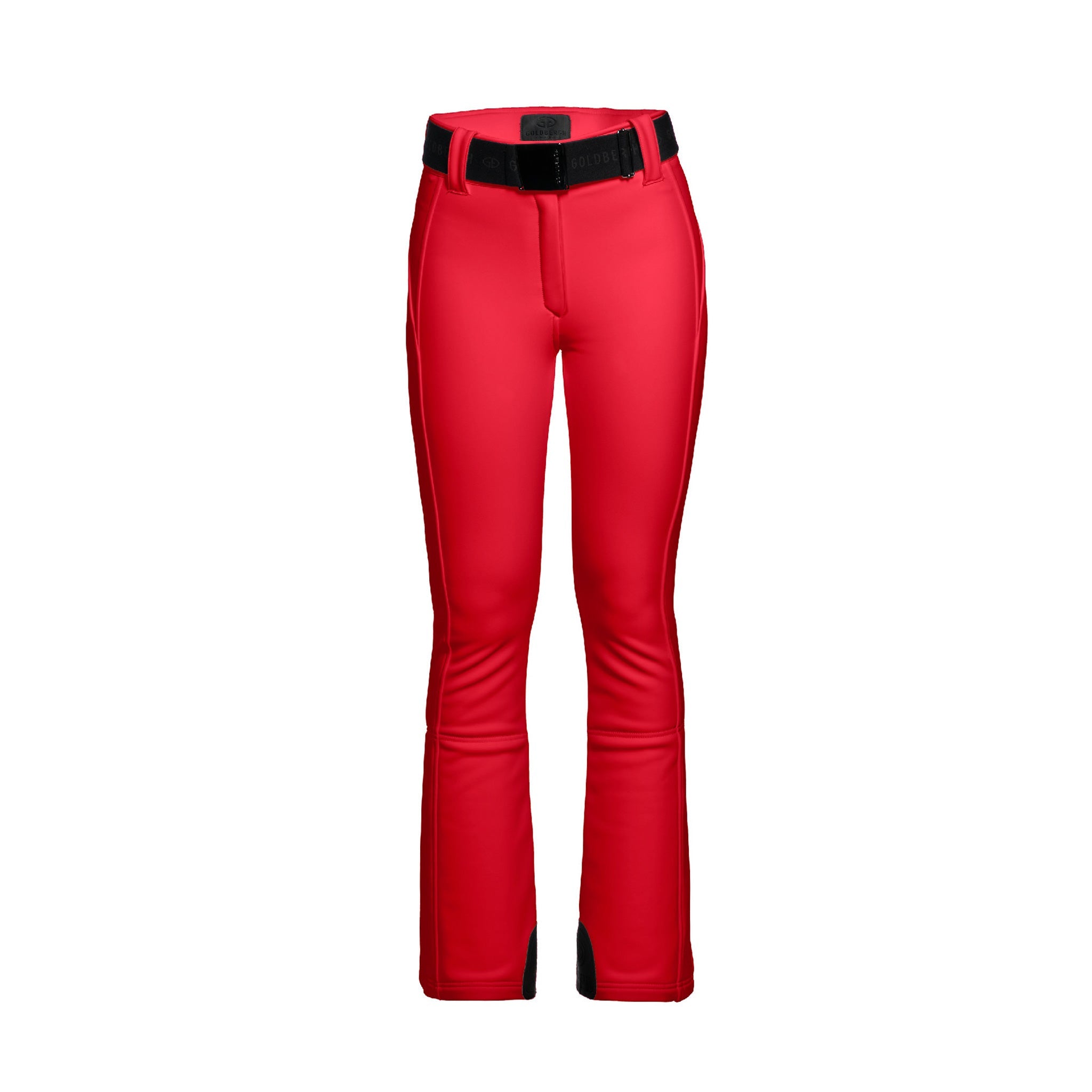 Pippa Longer Length Ski Pants in Flame Red