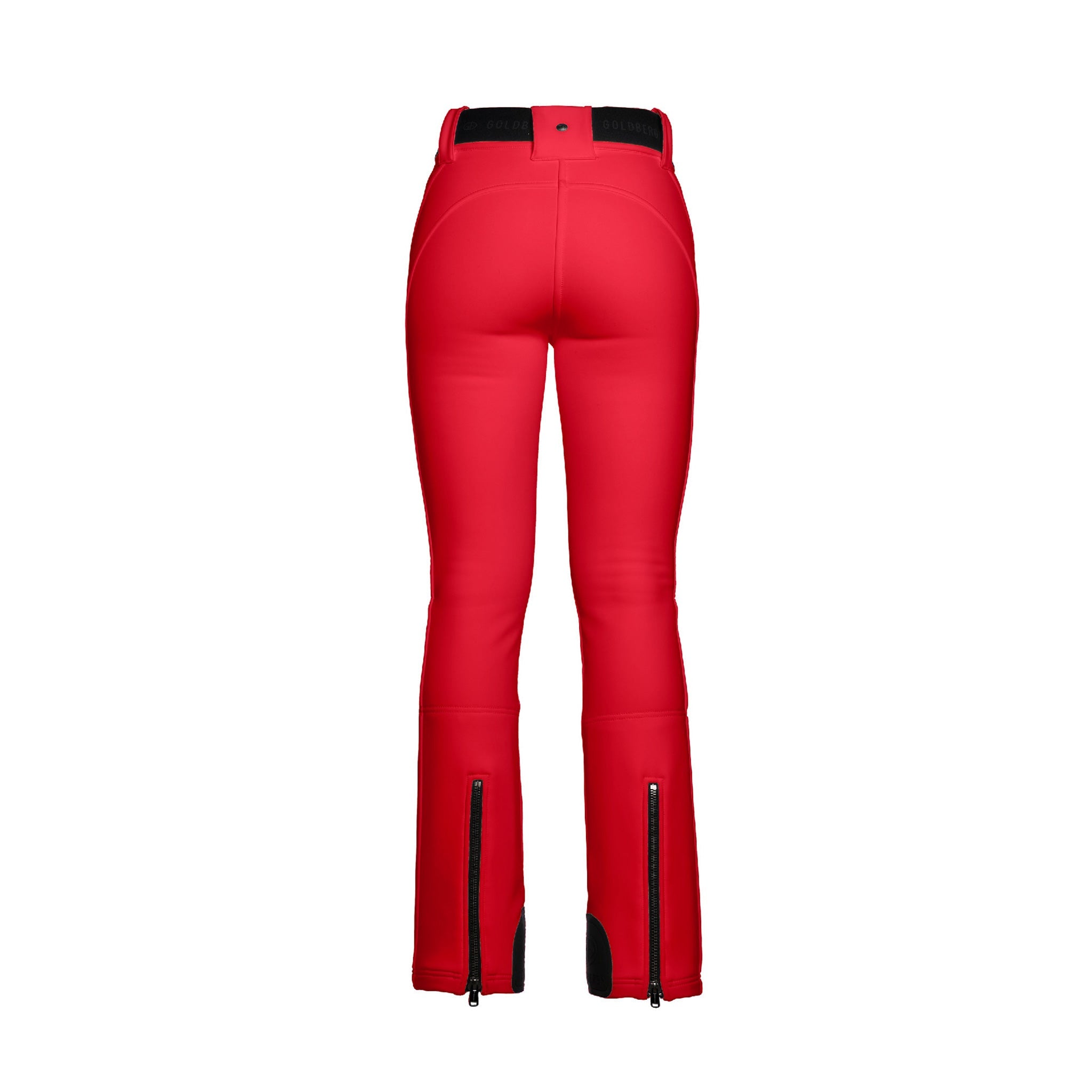 Pippa Longer Length Ski Pants in Flame Red