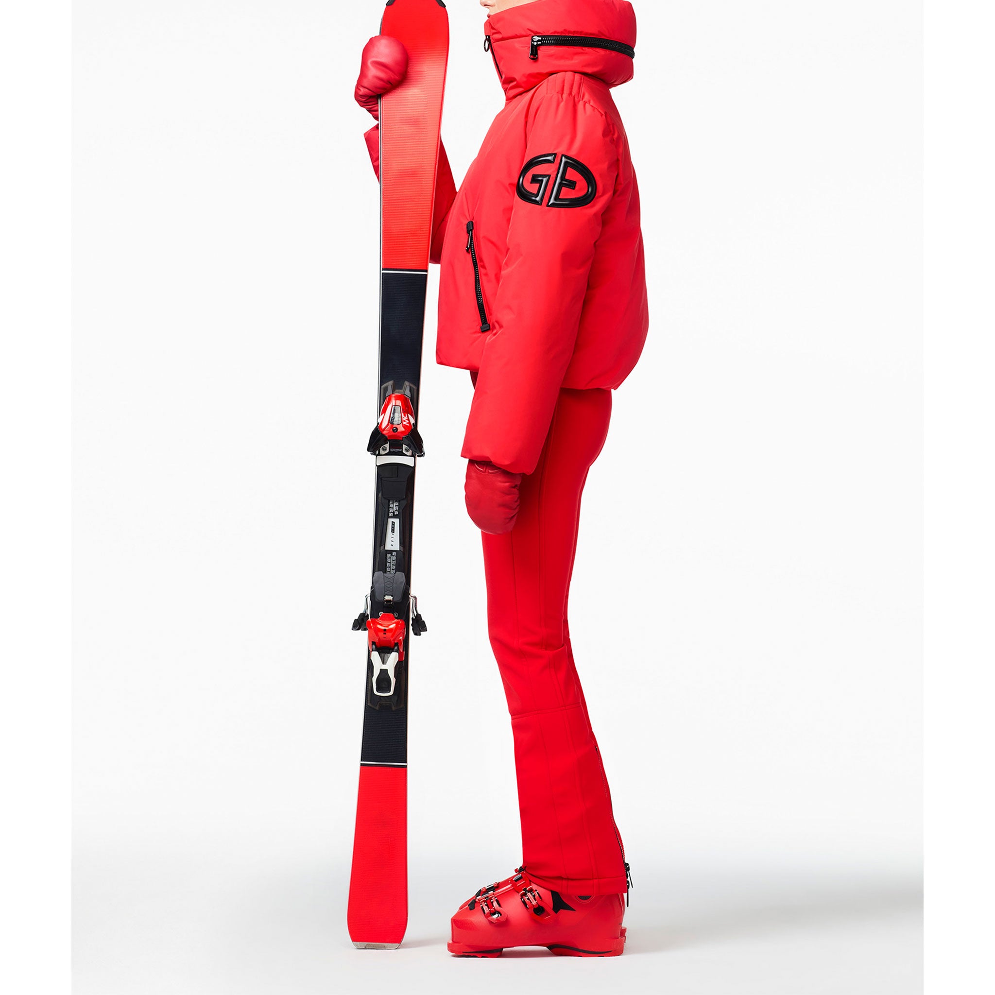 Porter Ski Jacket in Flame Red