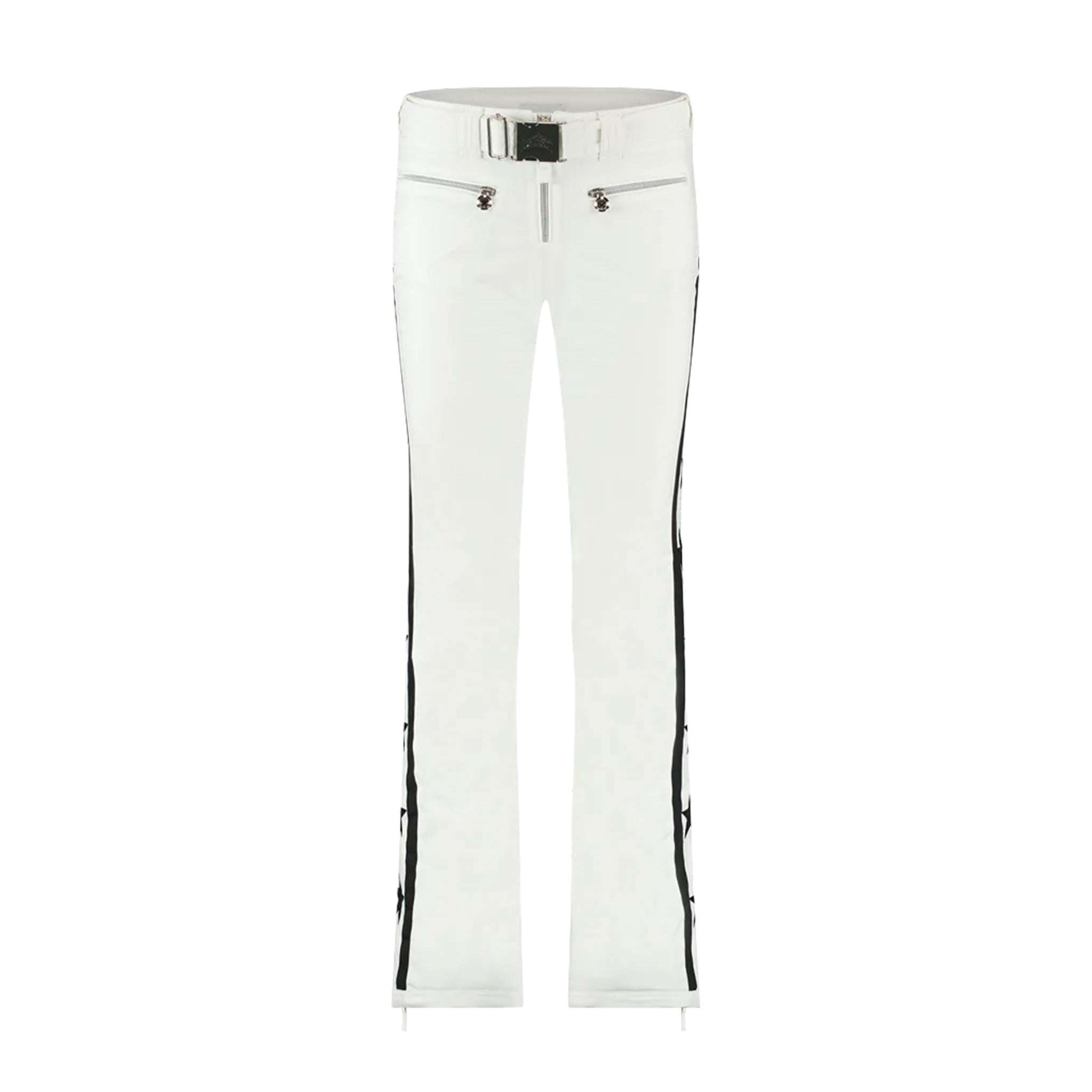 Starred Ski Pants in White