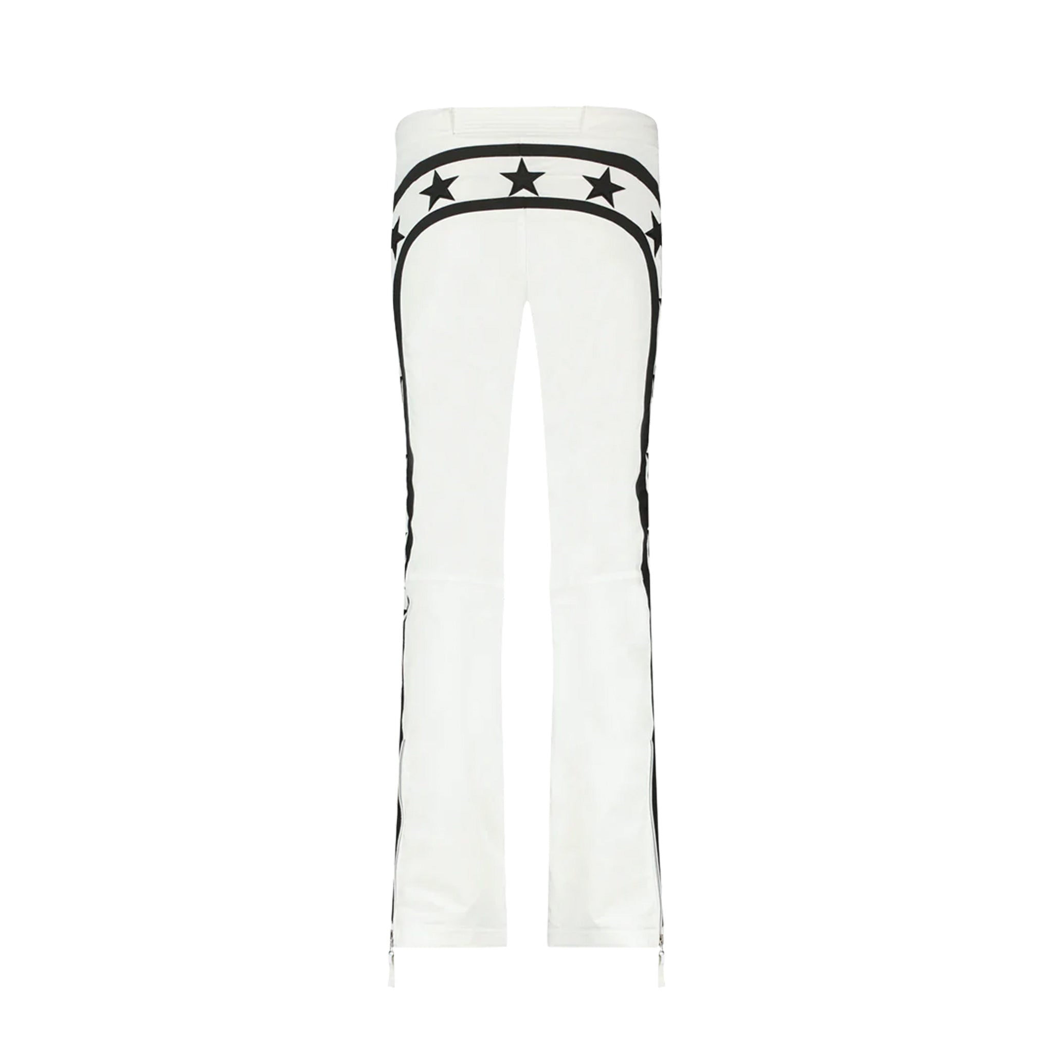 Starred Ski Pants in White