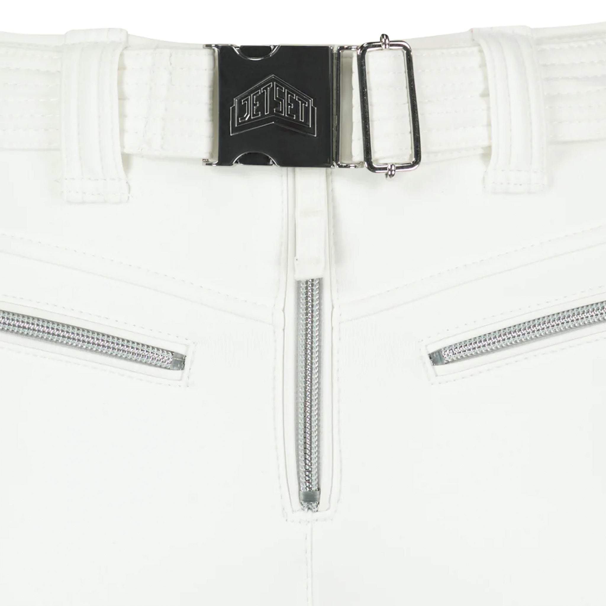 Starred Ski Pants in White