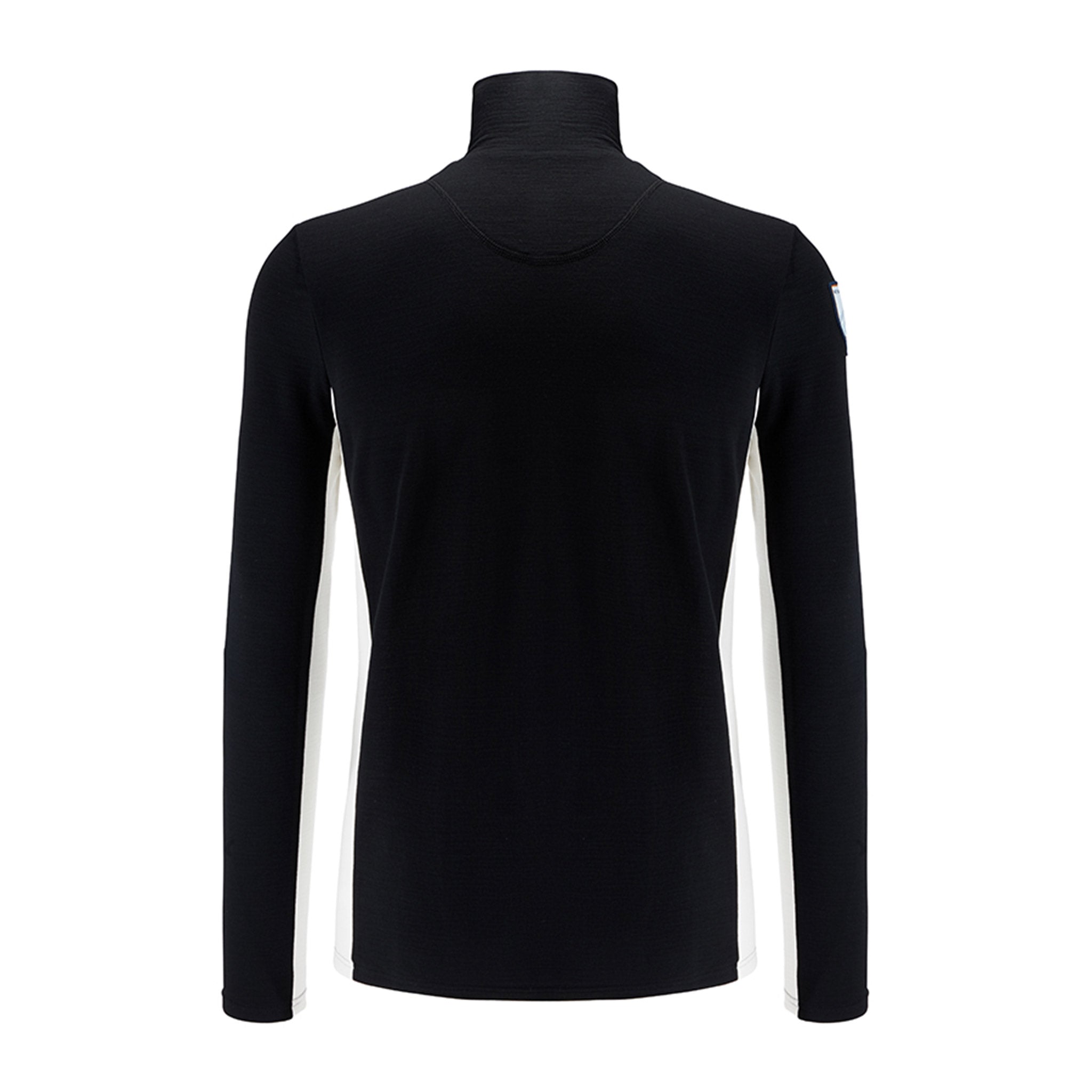 Ski Zipup Sweater in Black