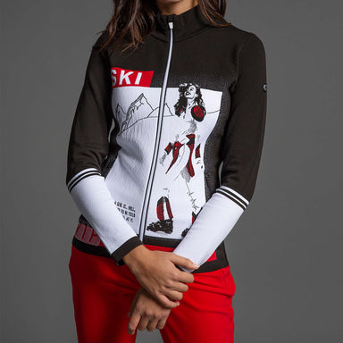 Heidi Half Zip Sweater - London Ski Co.
