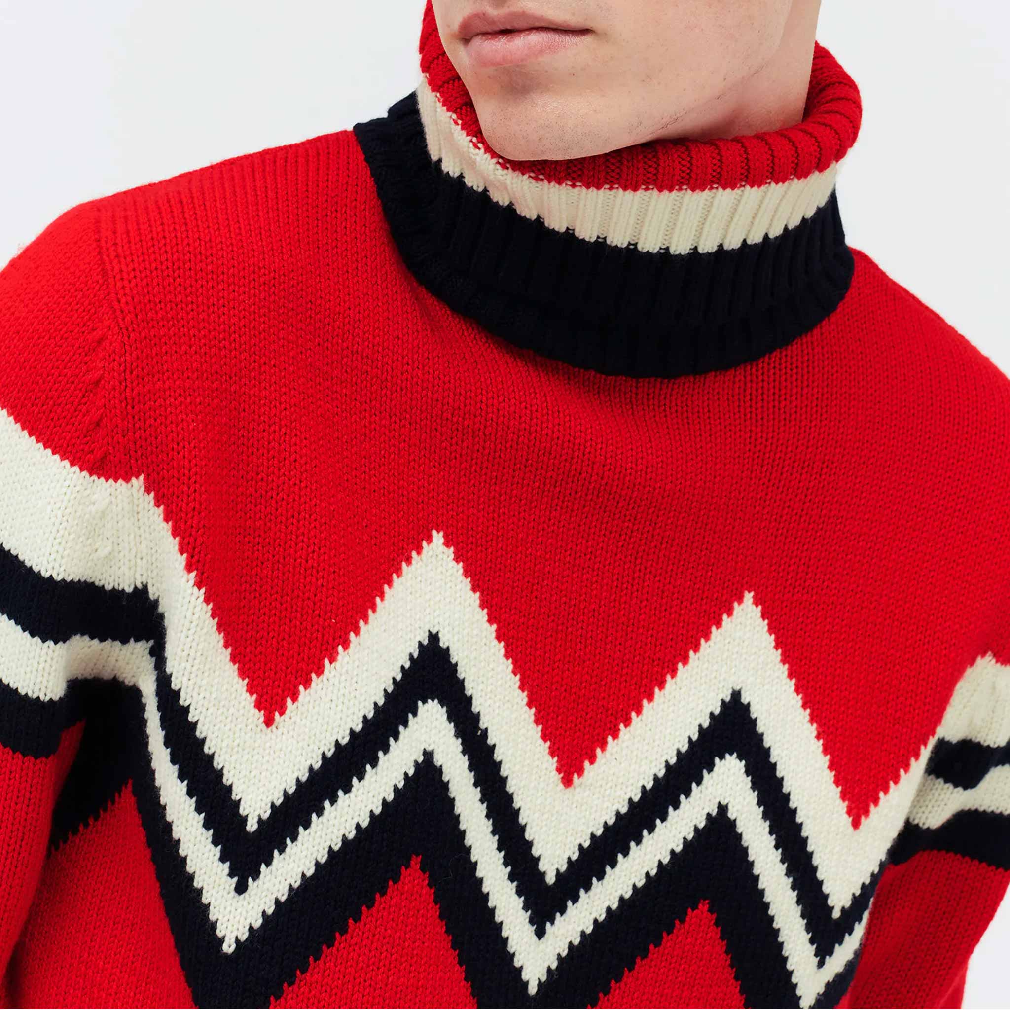 Alpine Sweater in Red