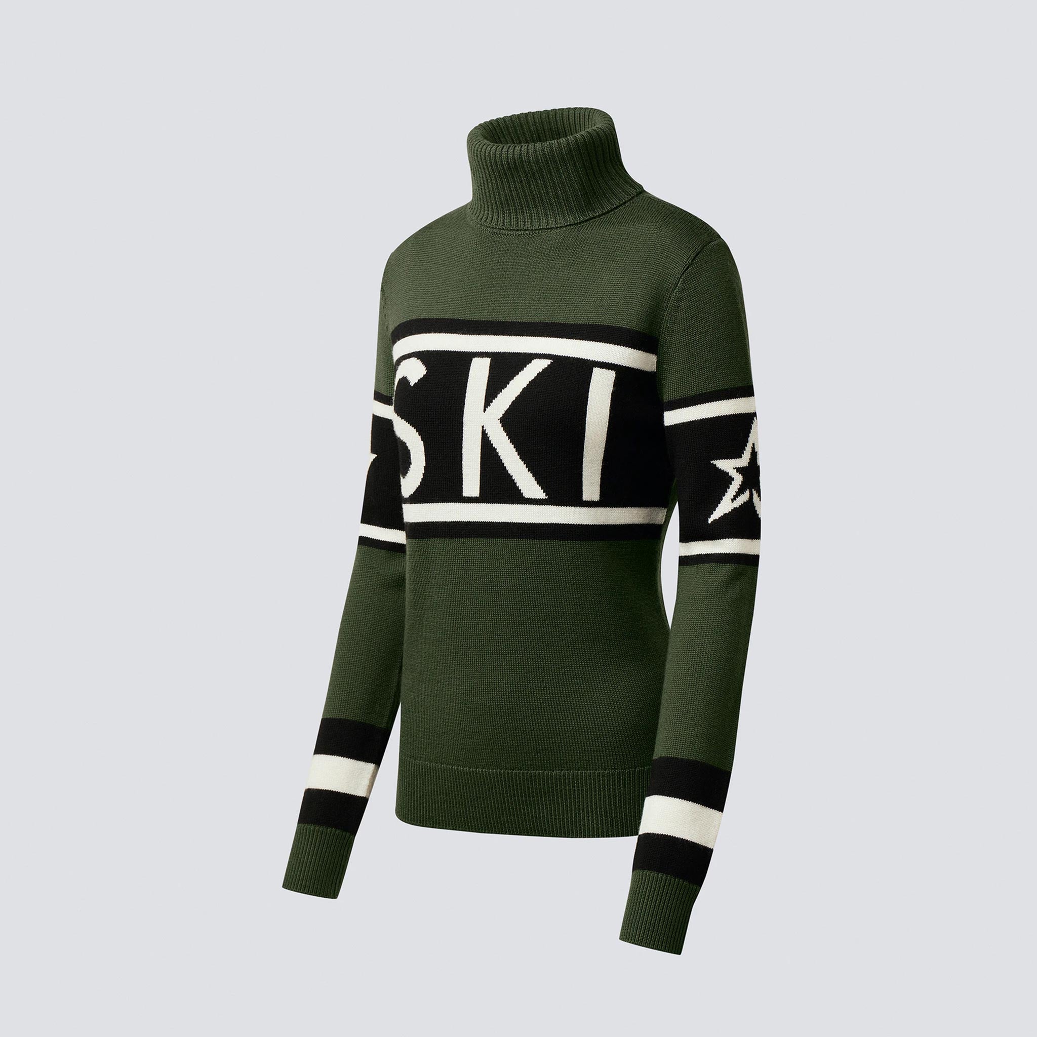 Schild Sweater in Dark Green - London Ski Co.