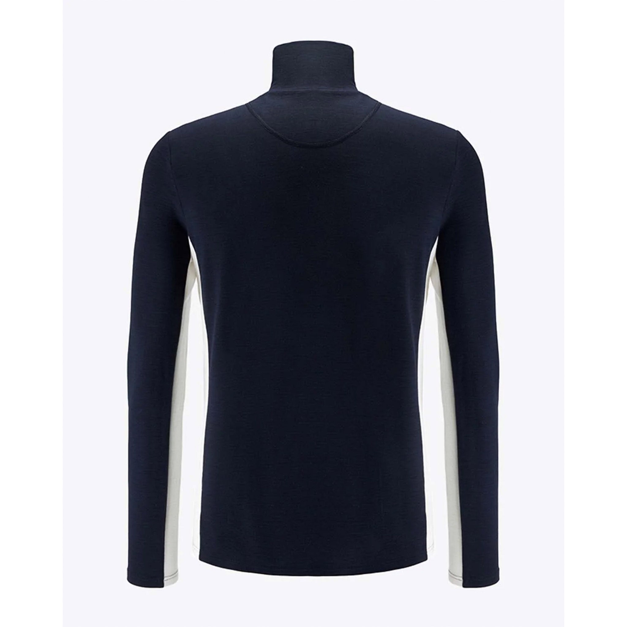 Ski Zipup Sweater in Navy Flag