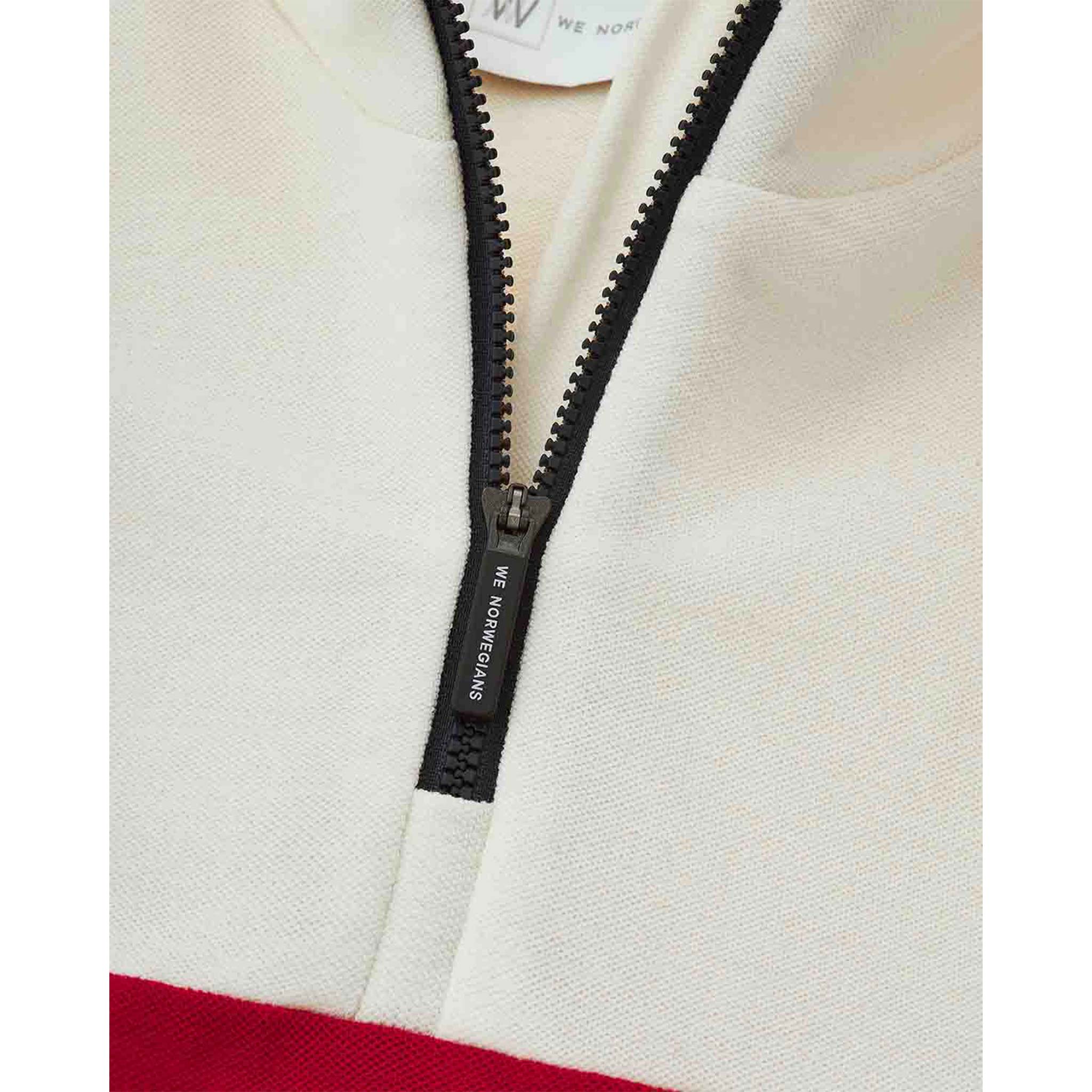 Ski Zipup Sweater in White
