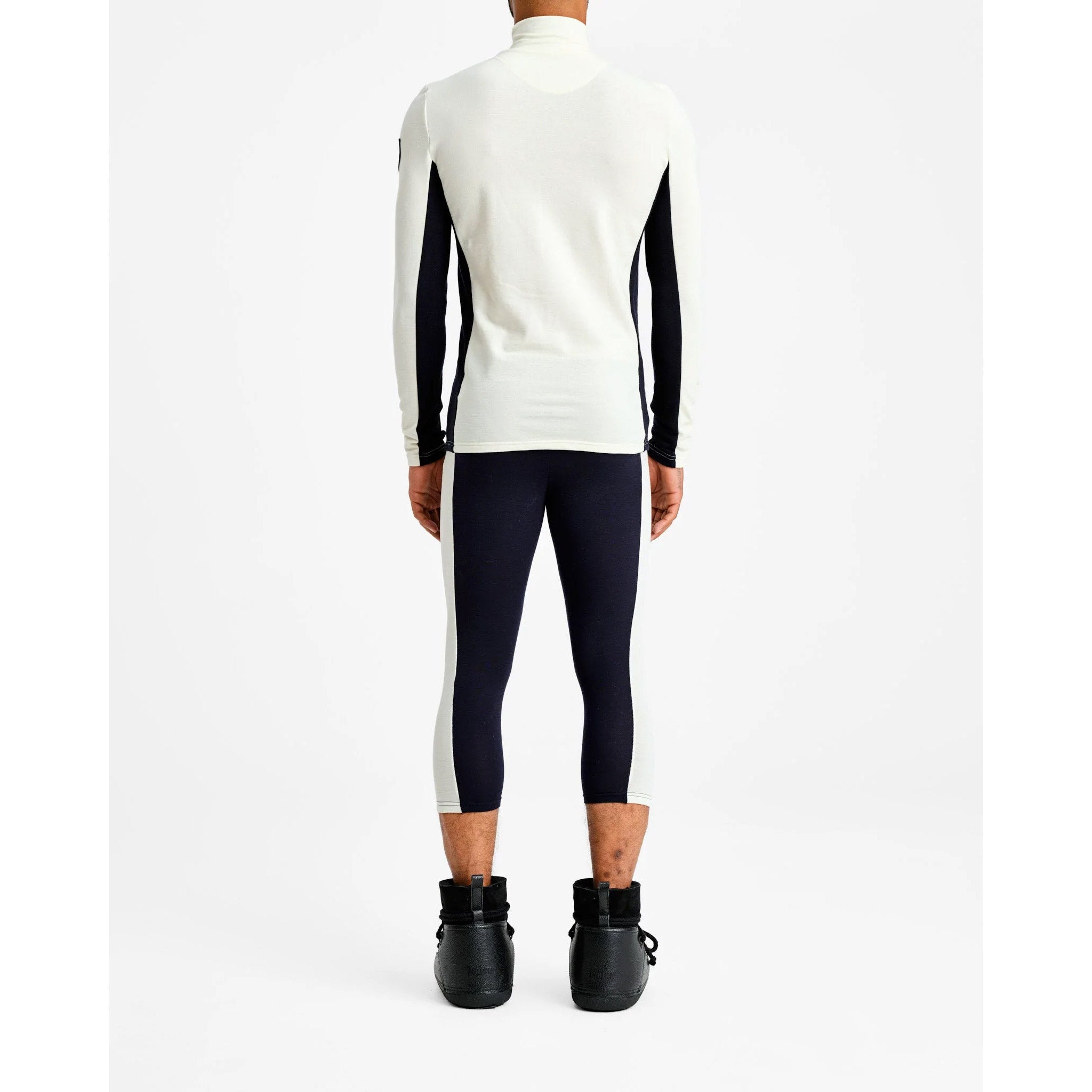 Ski Zipup Sweater in White