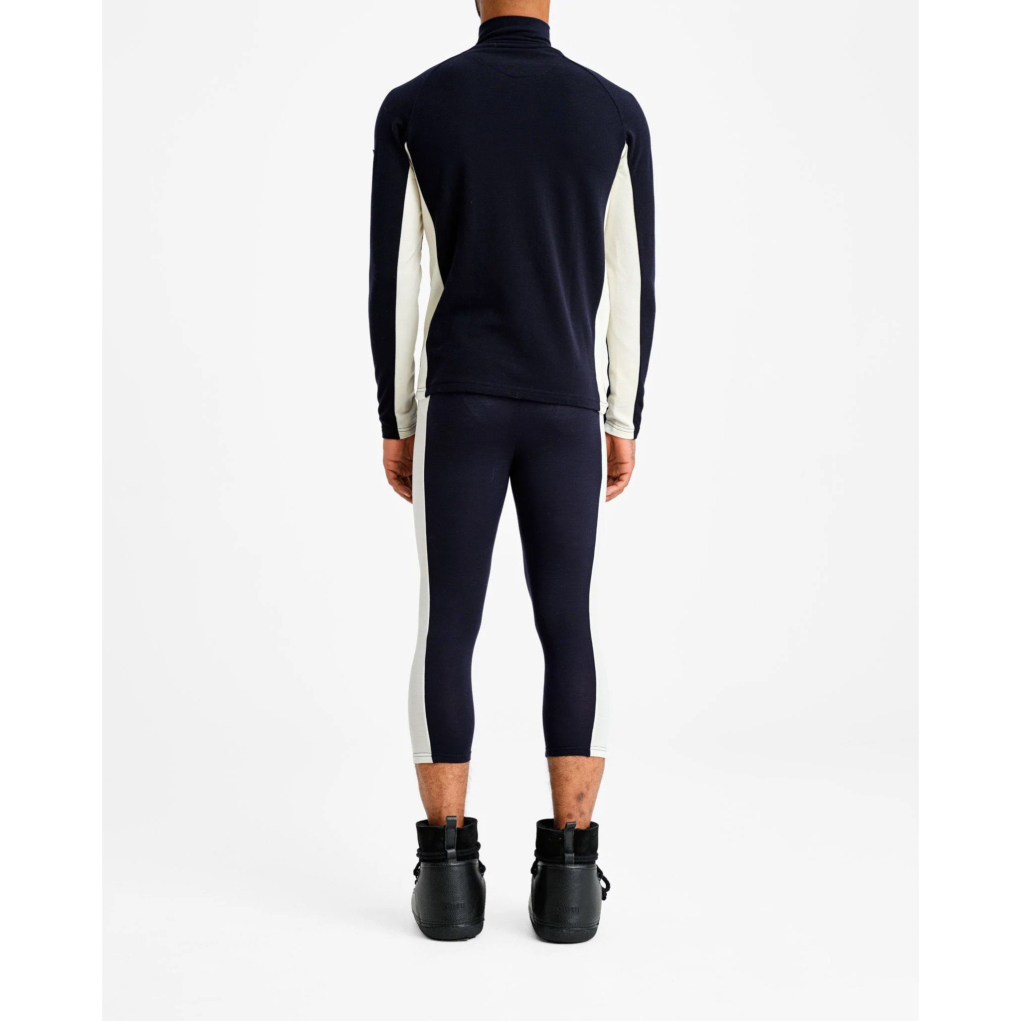 Voss Zipup Sweater in Navy