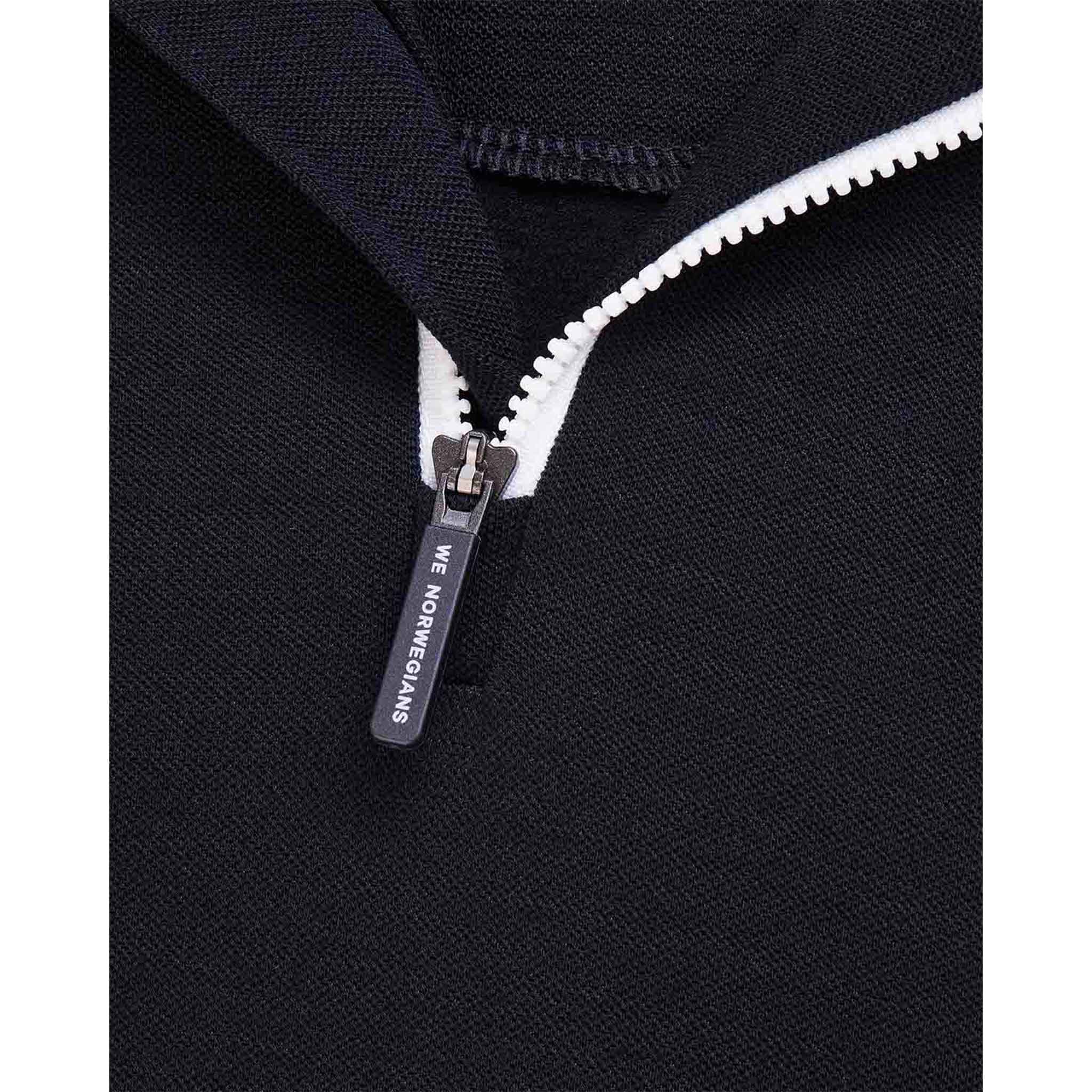 Voss Zipup Sweater in Navy