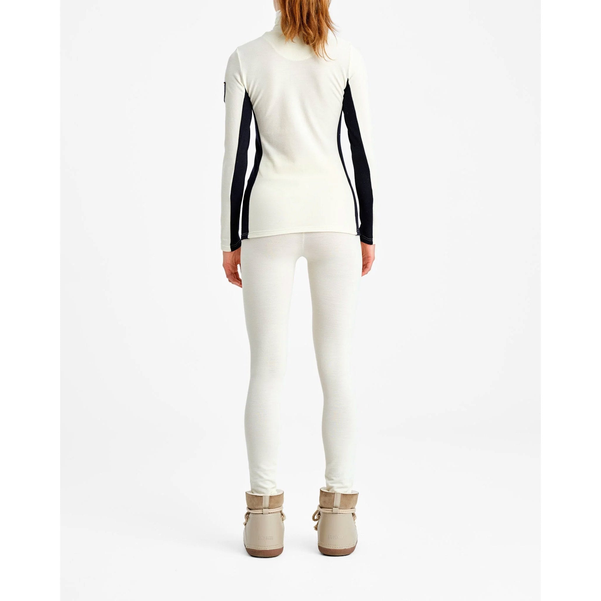 Ski Zipup Sweater in White