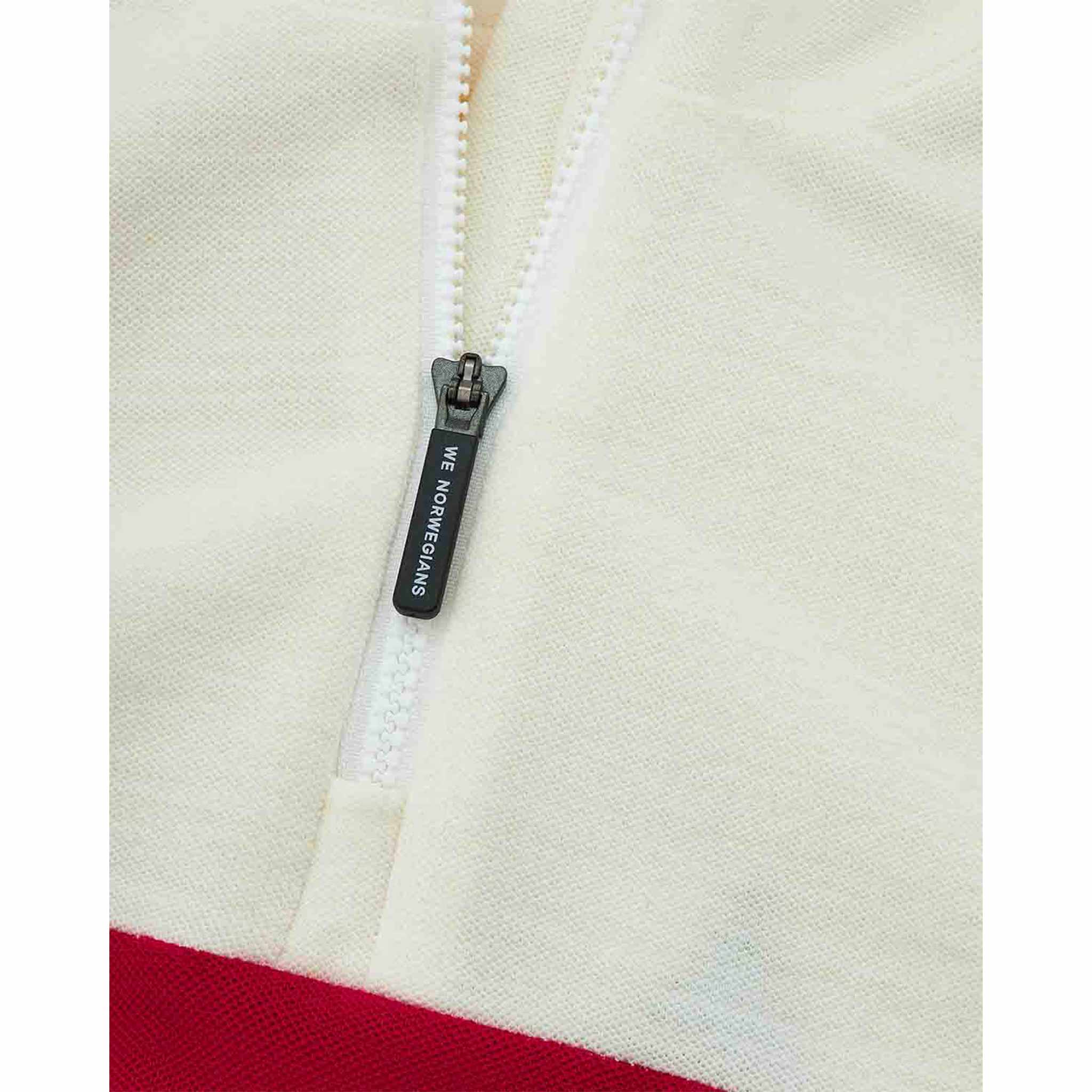 Ski Zipup Sweater in White