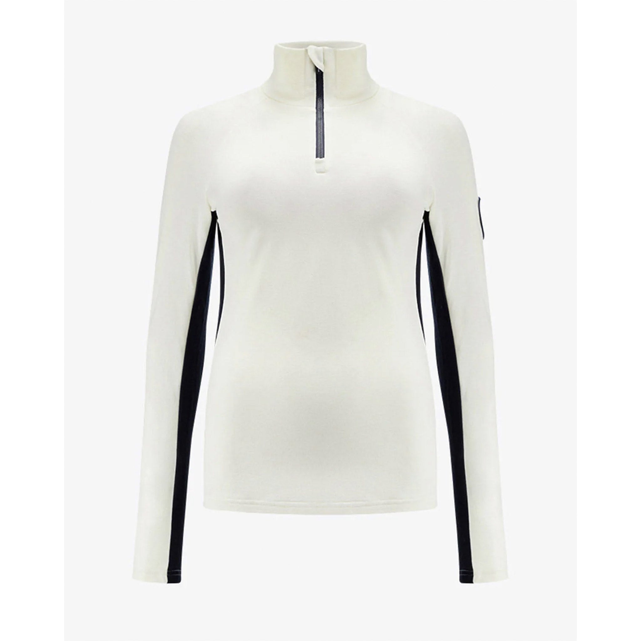 Voss Zipup Sweater in White