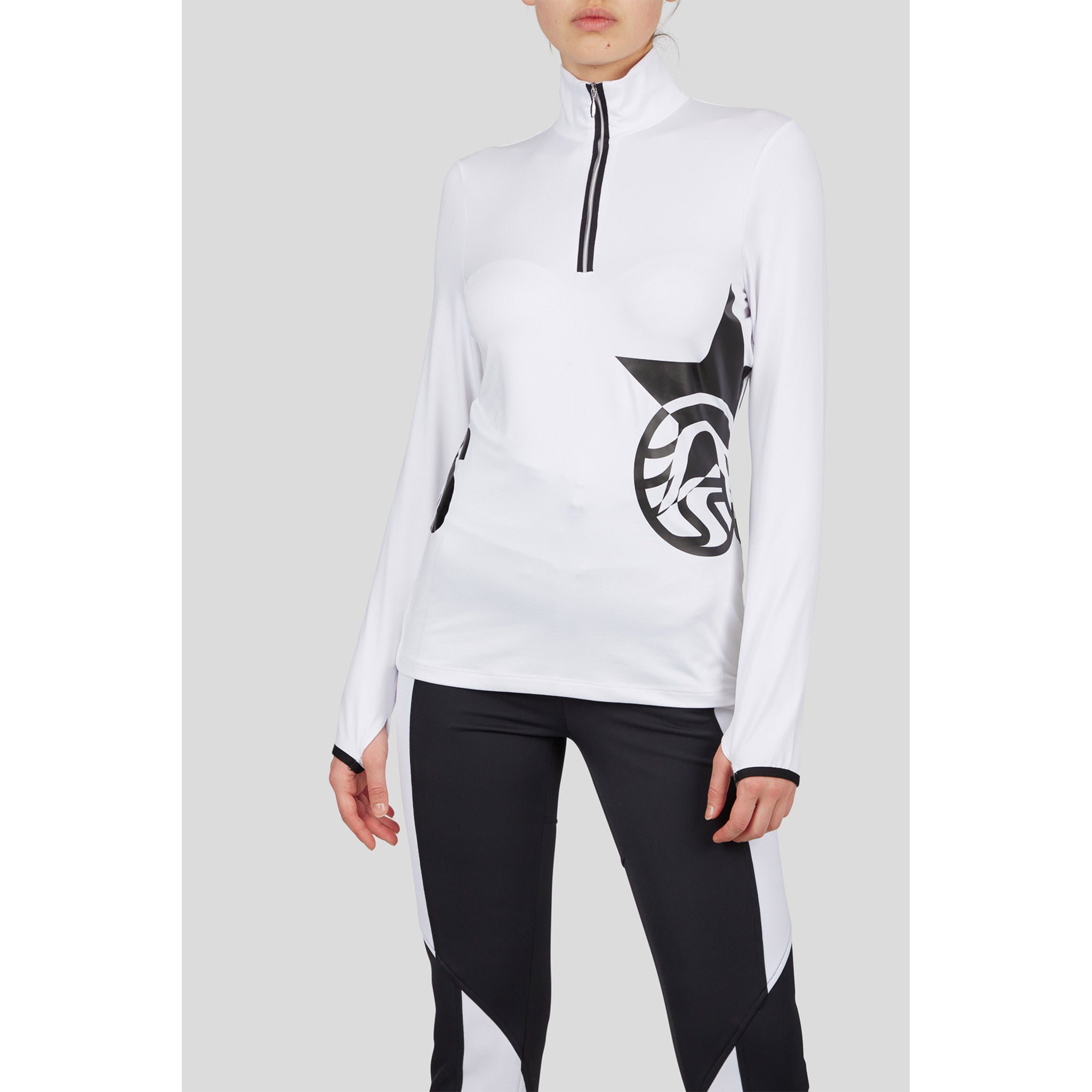 Xaylee Midlayer in White