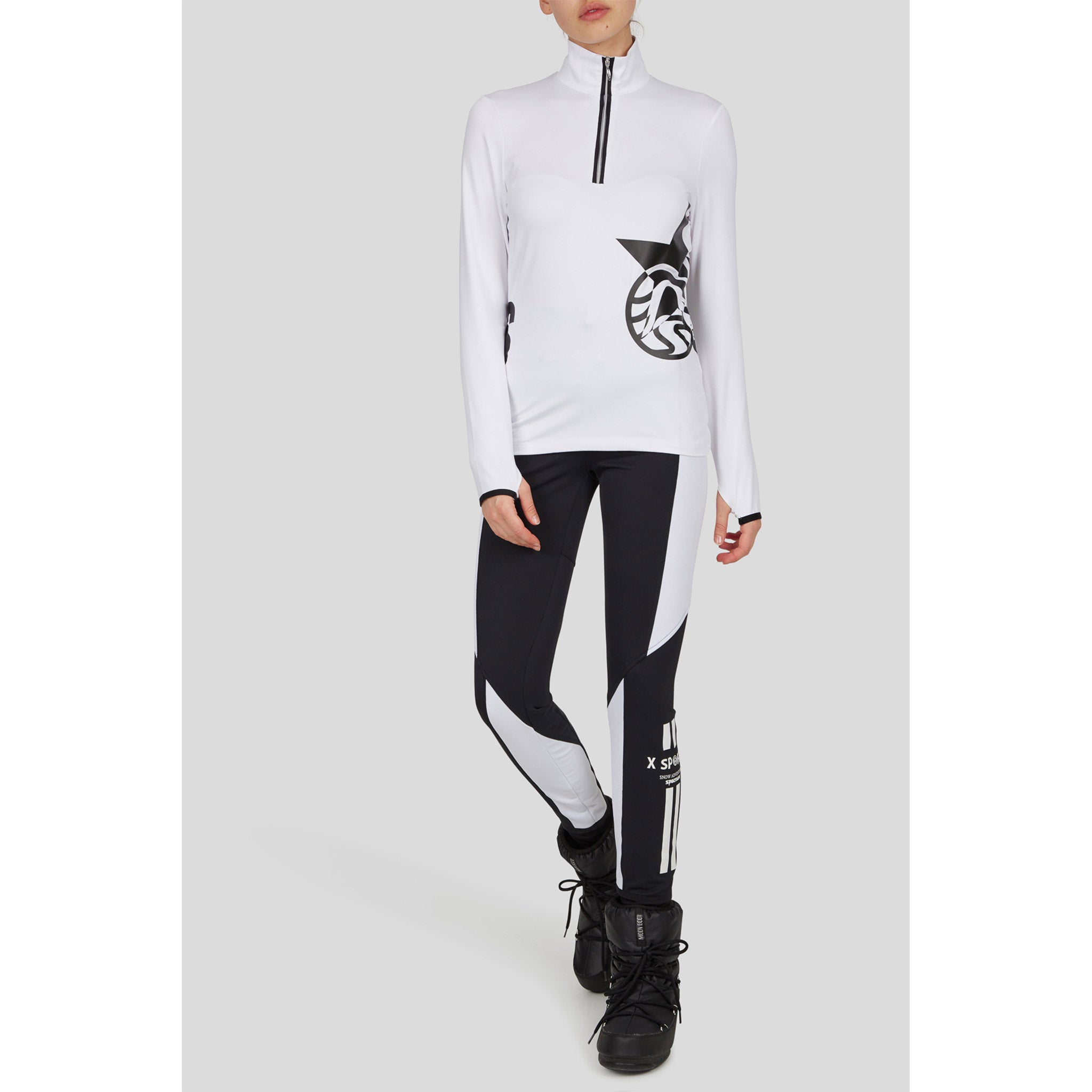 Xaylee Midlayer in White