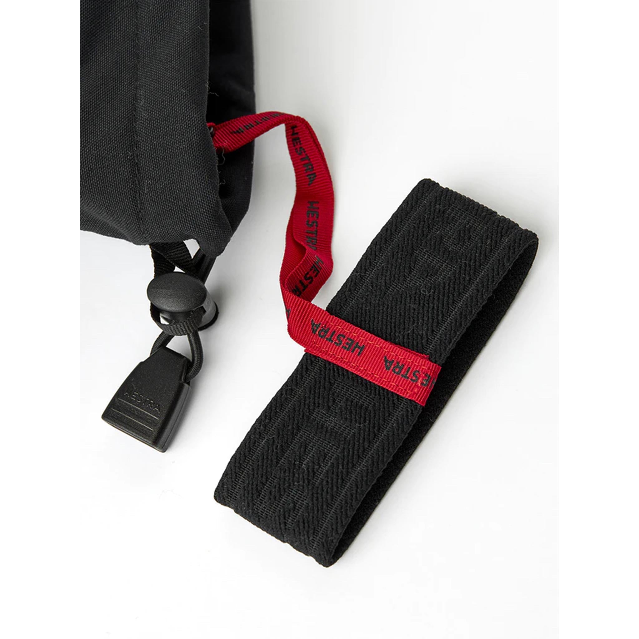 Army Leather Heli Ski Mitt in Black