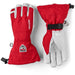 Army Leather Heli Ski Gloves in Red - London Ski Co.